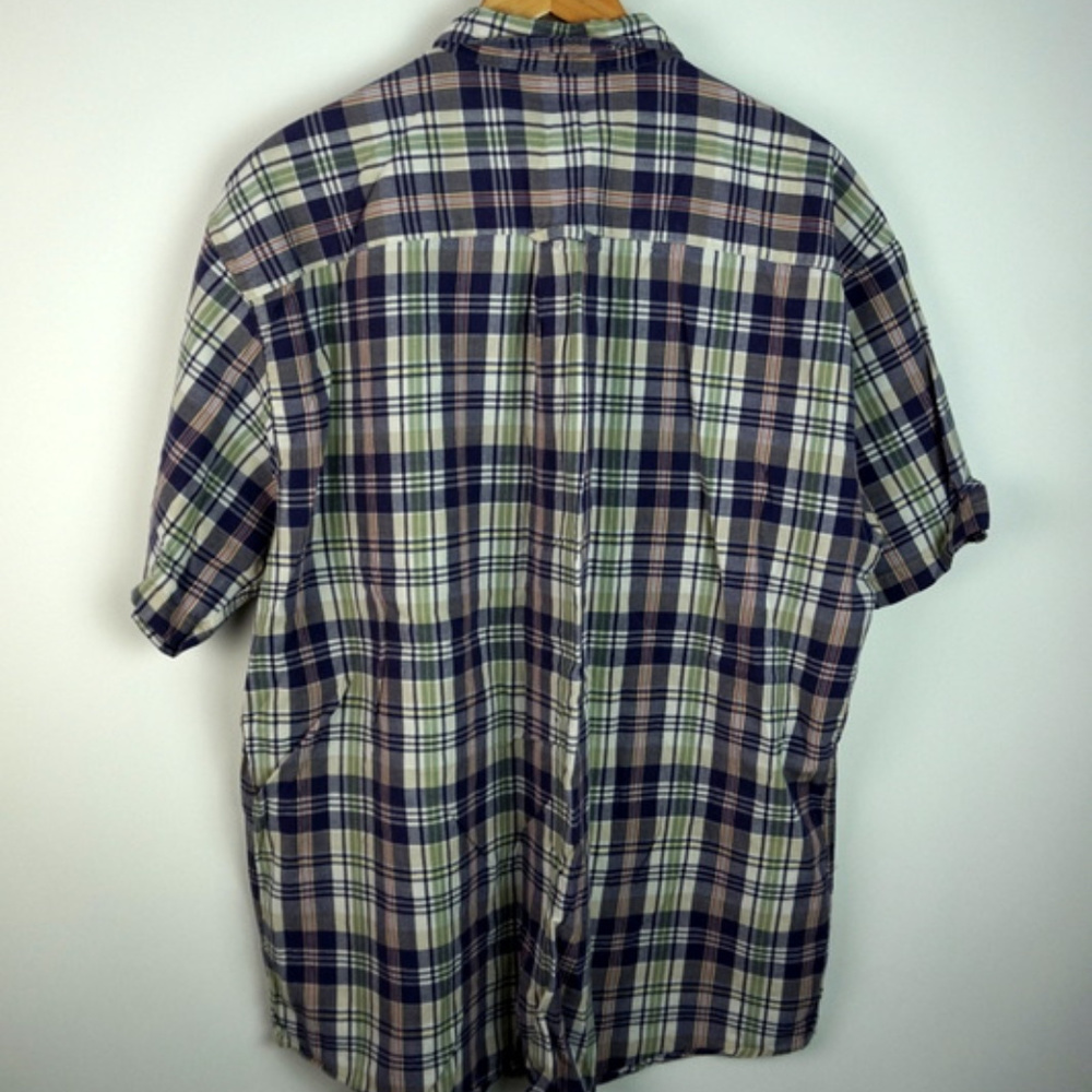 Pendleton Plaid Button Down S/S Pocket Shirt Xl - image 2